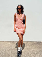 Nellie Mini Dress Rust