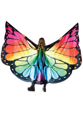 Festival Butterfly Wing Halter Cape with Batons