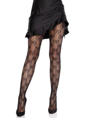 Bow Net Tights