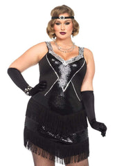 Plus Glamour Flapper Costume