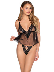 Sheer Madness Babydoll Set