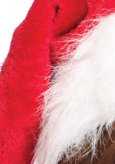 Plush Velvet Santa Hat