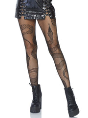Snake Net Tights