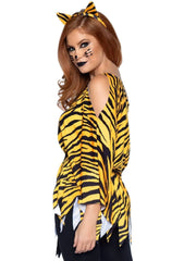 Tiger Costume Poncho Set