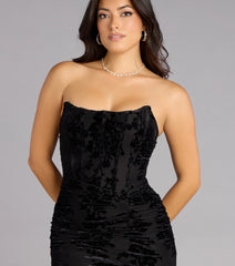 Francine Velvet Corset Mermaid Formal Dress