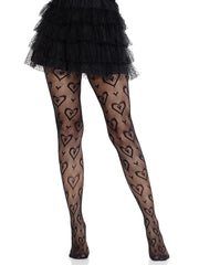 Cherie Heart Net Tights