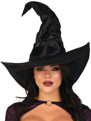 Large Ruched Witch Hat