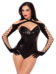 Opaque Gloved Shrug