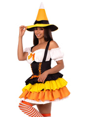 Candy Corn Witch Costume