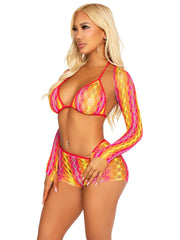 Summer Vibe Bra and Boyshorts Set
