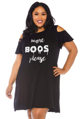 Plus Size More Boos Jersey Dress with Pockets